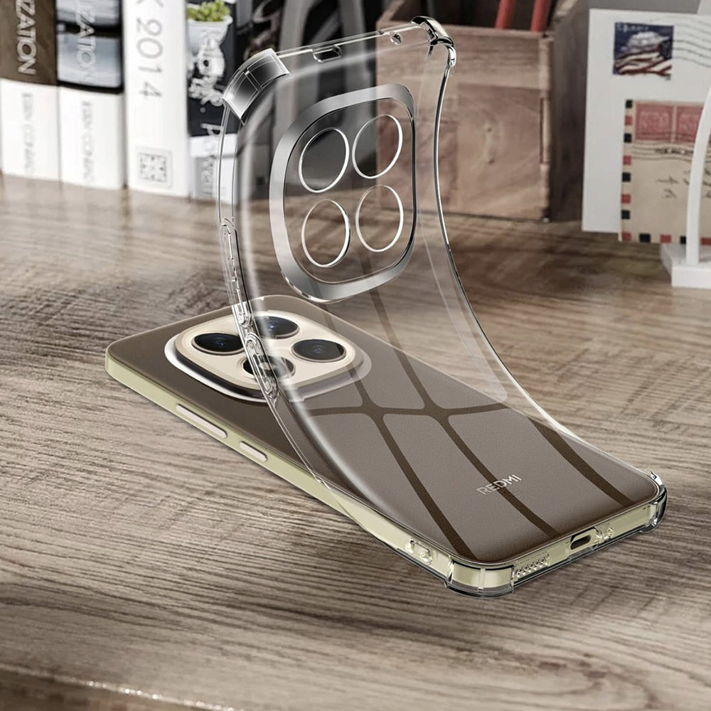 Étui pour Xiaomi Poco M8 Pro / Redmi Note 15 Pro+ 5G, Techsuit, Shockproof Clear, Transparent