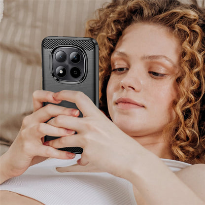 Étui pour Xiaomi Poco M8 / Redmi Note 15 5G / Note 15 4G, Techsuit, Carbone, Noir