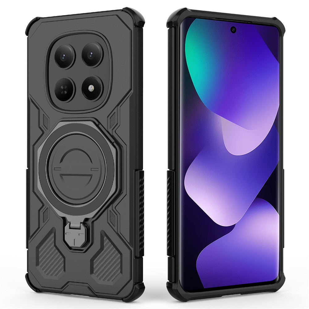 Étui pour Xiaomi Poco M8 / Redmi Note 15 5G, Techsuit, Carbon Shield Pro, Blanc