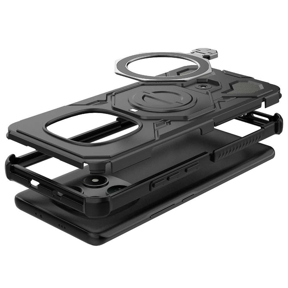 Étui pour Xiaomi Poco M8 / Redmi Note 15 5G, Techsuit, Carbon Shield Pro, Blanc