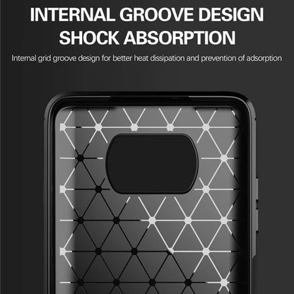Coque pour Xiaomi Poco X3 Pro / X3 NFC / X3, Techsuit, Carbone, Noire