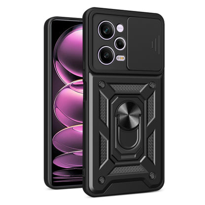 Coque pour Xiaomi Poco X5 Pro / Redmi Note 12 Pro 5G, Techsuit, CamShield, Noire