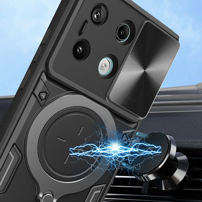Coque pour Xiaomi Poco X6 / Note 13 Pro 5G, Techsuit, CamGuard Pro, Noire