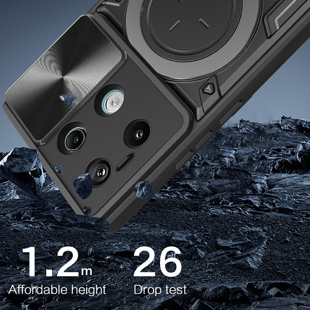 Coque pour Xiaomi Poco X6 / Note 13 Pro 5G, Techsuit, CamGuard Pro, Noire