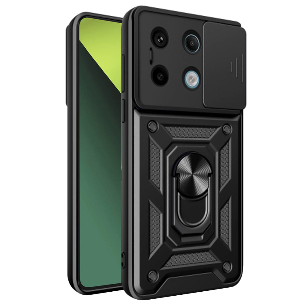 Coque pour Xiaomi Poco X6 / Note 13 Pro 5G, Techsuit, CamShield, Noire