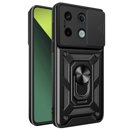Coque pour Xiaomi Poco X6 / Note 13 Pro 5G, Techsuit, CamShield, Noire