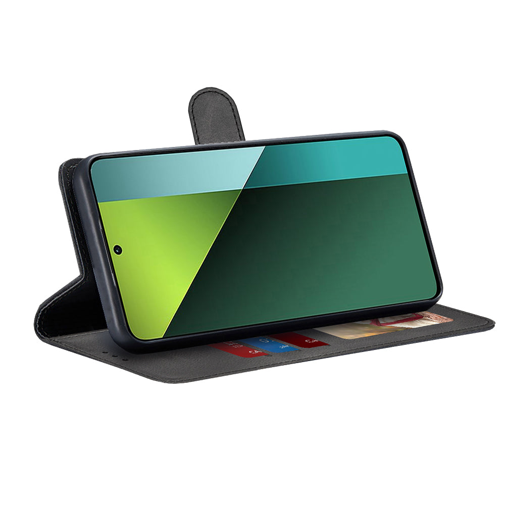Coque pour Xiaomi Poco X6 / Note 13 Pro 5G, Techsuit, Diary Book, Noire