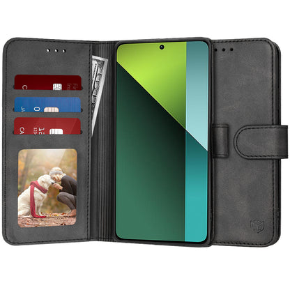 Coque pour Xiaomi Poco X6 / Note 13 Pro 5G, Techsuit, Diary Book, Noire