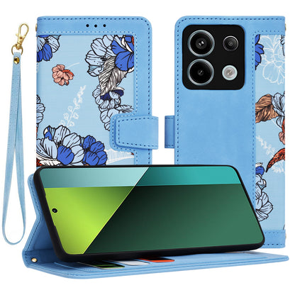 Coque pour Xiaomi Poco X6 / Note 13 Pro 5G, Techsuit, FlipCraft, Bleu