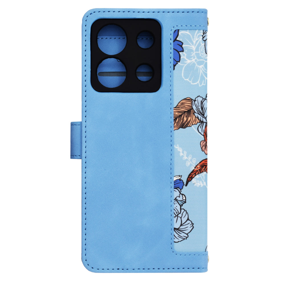 Coque pour Xiaomi Poco X6 / Note 13 Pro 5G, Techsuit, FlipCraft, Bleu