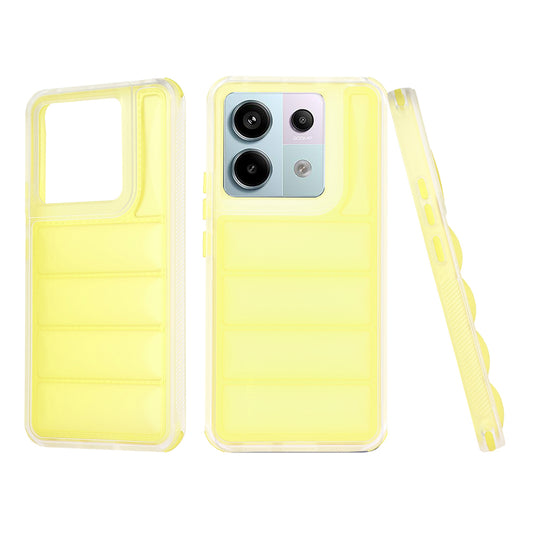 Coque pour Xiaomi Poco X6 / Note 13 Pro 5G, Techsuit, Wave Shield, Jaune