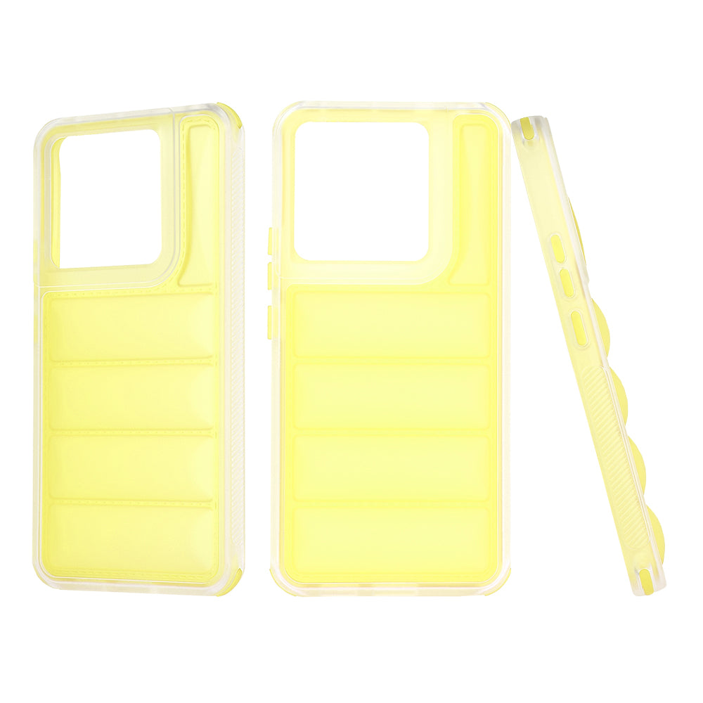 Coque pour Xiaomi Poco X6 / Note 13 Pro 5G, Techsuit, Wave Shield, Jaune