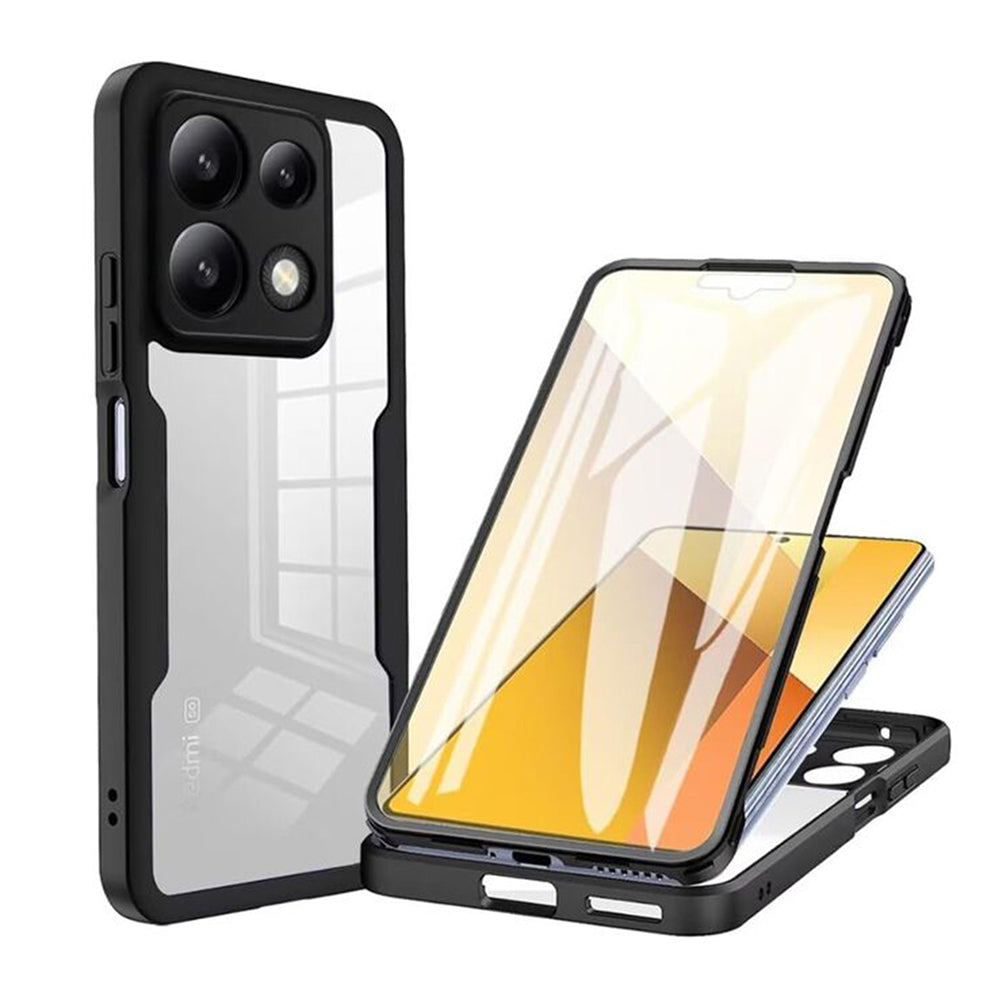 Case for Xiaomi Poco X6 Pro, Techsuit, ColorVerse 360, Black