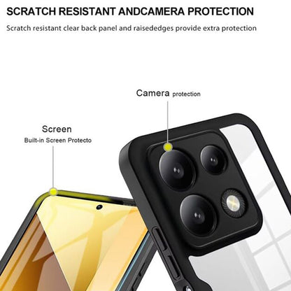 Case for Xiaomi Poco X6 Pro, Techsuit, ColorVerse 360, Black