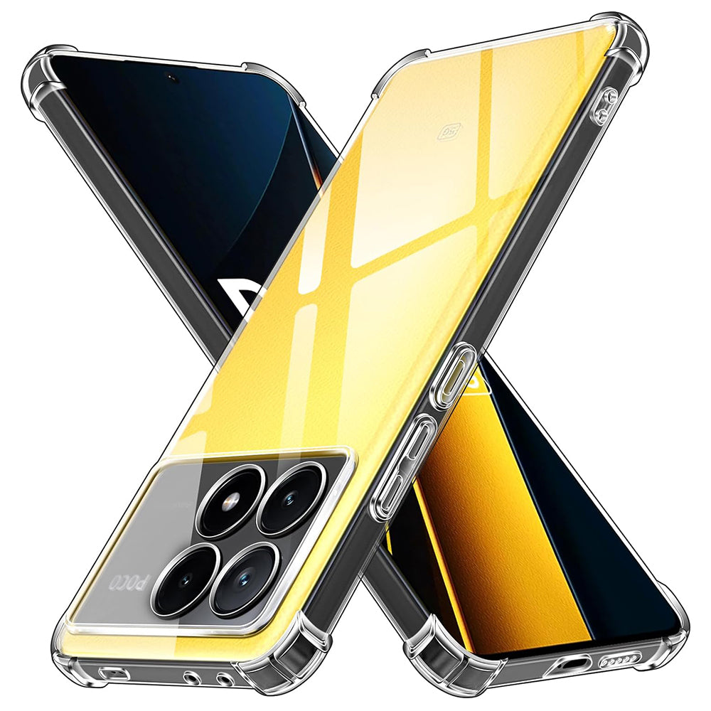 Case for Xiaomi Poco X6 Pro, Techsuit, Shockproof Clear, Transparent