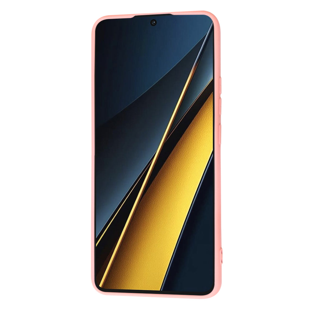 Coque pour Xiaomi Poco X6 Pro, Techsuit, SoftFlex, Rose Clair