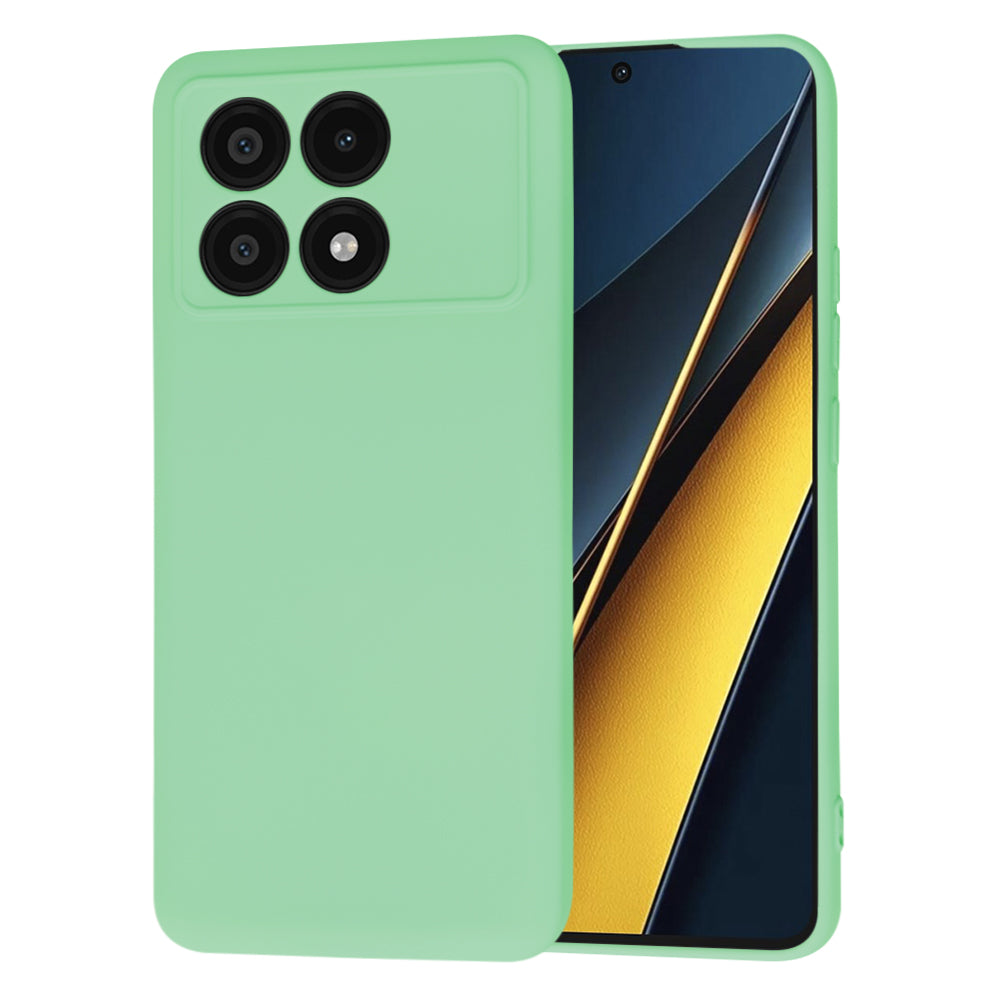 Coque pour Xiaomi Poco X6 Pro, Techsuit, SoftFlex, Vert Clair