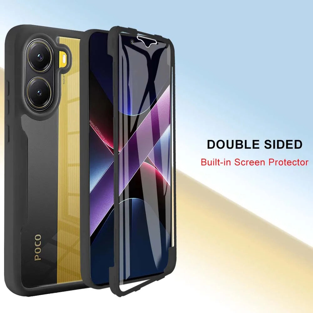 Coque pour Xiaomi Poco X7 Pro, Techsuit, ColorVerse 360, Bleue