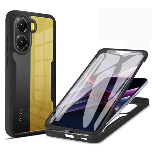Coque pour Xiaomi Poco X7 Pro, Techsuit, ColorVerse 360, Noire