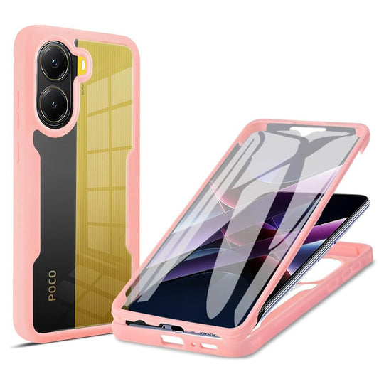 Coque pour Xiaomi Poco X7 Pro, Techsuit, ColorVerse 360, Rose