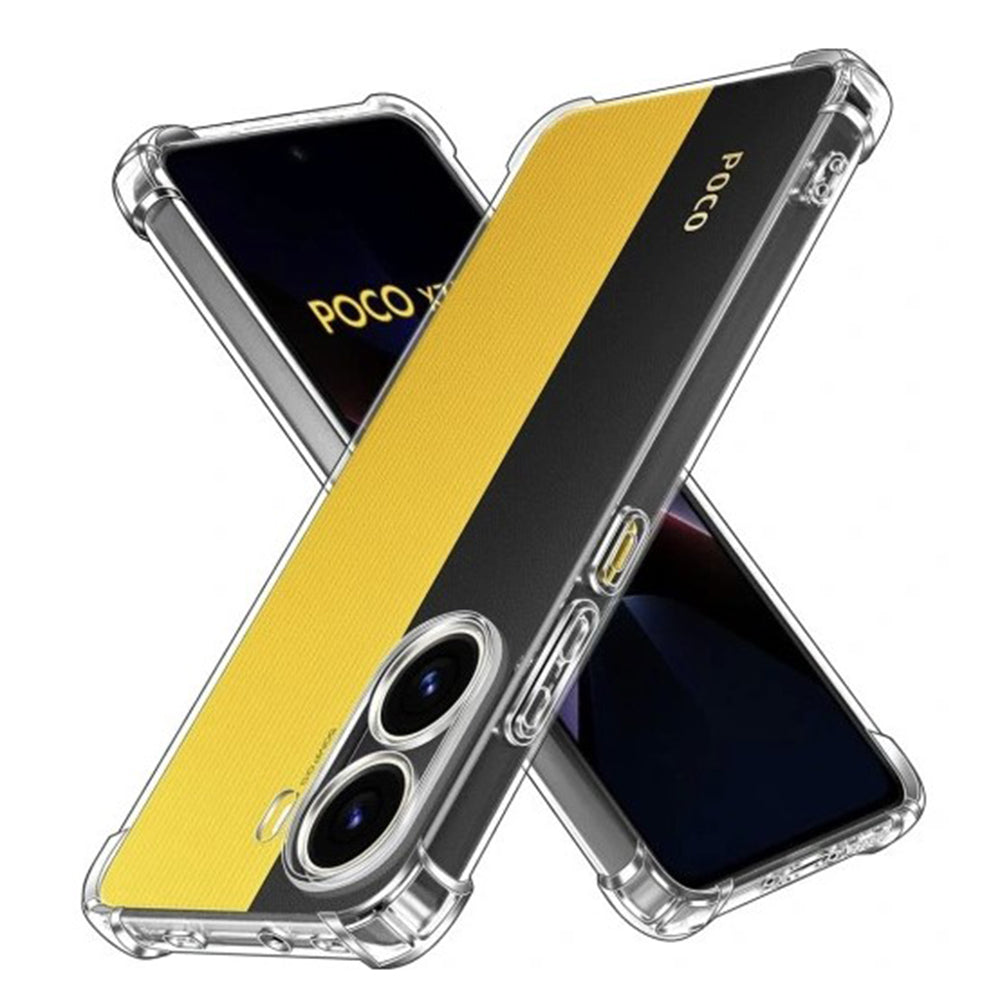 Case for Xiaomi Poco X7 Pro, Techsuit, Shockproof Clear, Transparent