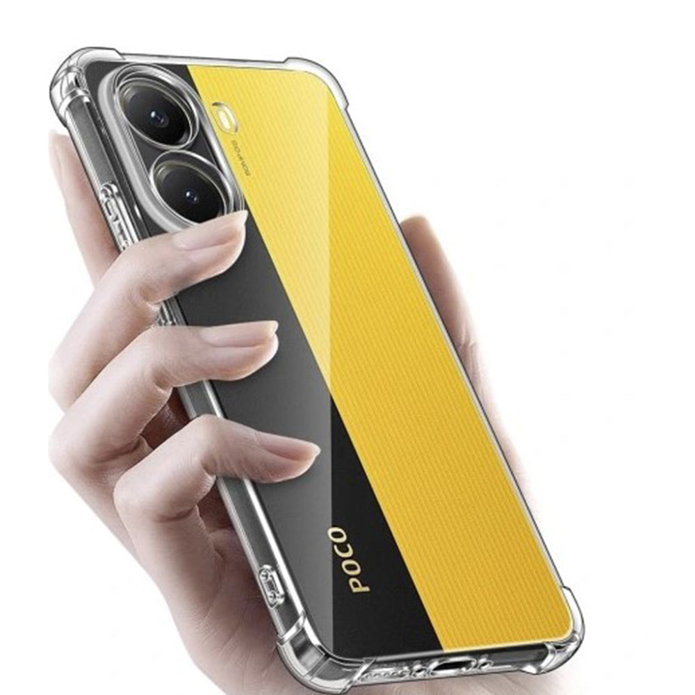 Case for Xiaomi Poco X7 Pro, Techsuit, Shockproof Clear, Transparent