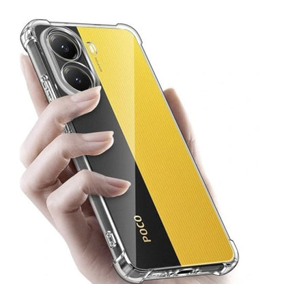 Case for Xiaomi Poco X7 Pro, Techsuit, Shockproof Clear, Transparent