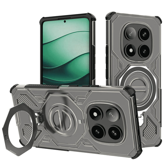 Coque pour Xiaomi Poco X7 / Redmi Note 14 Pro 5G, Techsuit, Carbon Shield Pro, Fumée