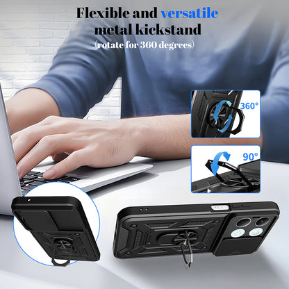 Étui pour Xiaomi Poco X8 Pro Max, Techsuit, CamShield, Bleu