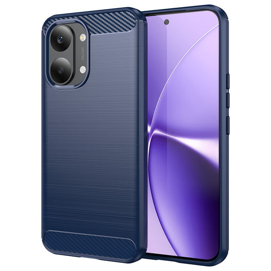 Coque pour Xiaomi Poco X8 Pro Max, Techsuit, Carbone, Bleue