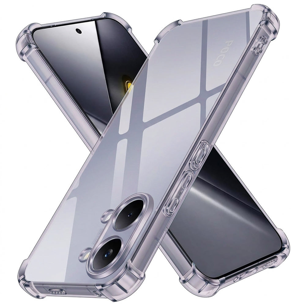 Coque pour Xiaomi Poco X8 Pro Max, Techsuit, Transparente Antichoc, Fumé