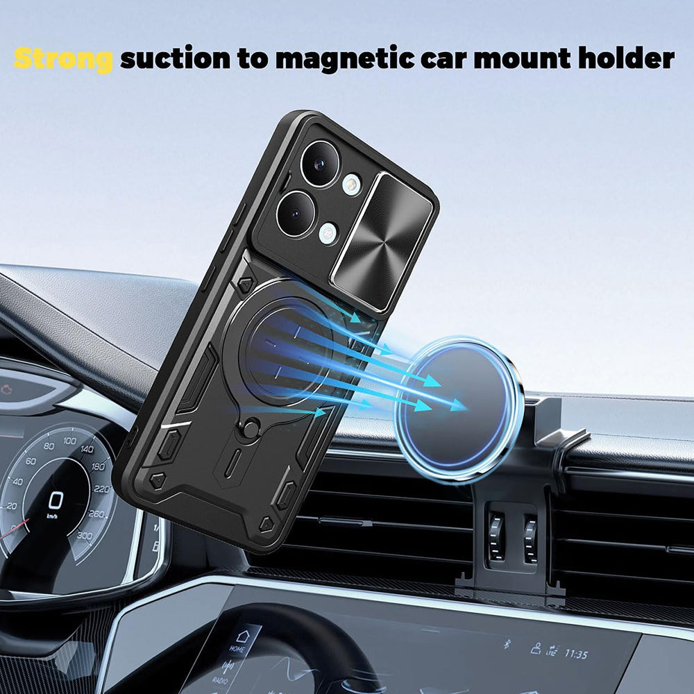 Étui pour Xiaomi Poco X8 Pro, Techsuit, CamGuard Pro, Noir