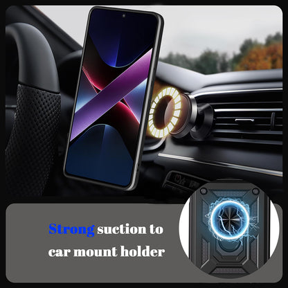 Étui pour Xiaomi Poco X8 Pro, Techsuit, CamShield, Bleu