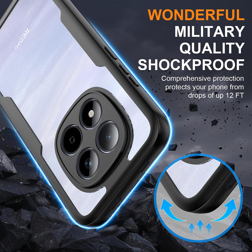 Coque pour Xiaomi Poco X8 Pro, Techsuit, ColorVerse 360, Noire