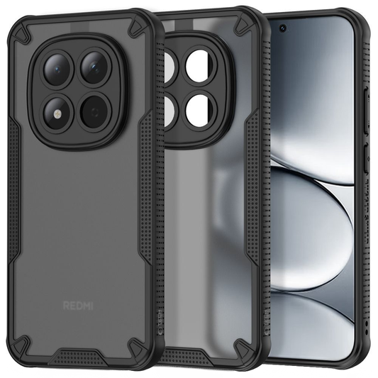 Étui pour Xiaomi Redmi Note 15 Pro 5G, Tech-Protect, Rugged Shield, Noir