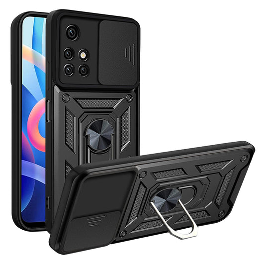 Coque pour Xiaomi Redmi 10 2022 / 10 (2021), Techsuit, CamShield, Noire