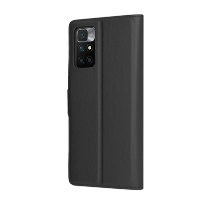 Coque pour Xiaomi Redmi 10 2022 / 10 (2021), Techsuit, Folio en cuir, Noire