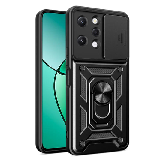 Coque pour Xiaomi Redmi 12 5G / 12, Techsuit, CamShield, Noire