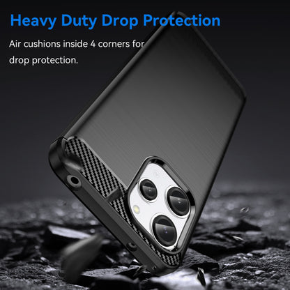 Case for Xiaomi Redmi 12 5G / 12, Techsuit, Carbon, Black