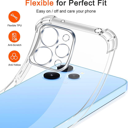 Coque pour Xiaomi Redmi 12 5G / 12, Techsuit, Antichoc Claire, Transparente