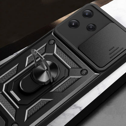 Coque pour Xiaomi Redmi 12 5G, Techsuit, CamShield, Noire