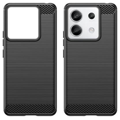 Coque pour Xiaomi Redmi 13C 5G / 13C / Poco C65, Techsuit, Carbone, Noire