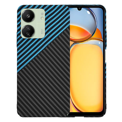Case for Xiaomi Redmi 13C 5G / 13C / Poco C65, Techsuit, Carbonite FiberShell, Black Blue