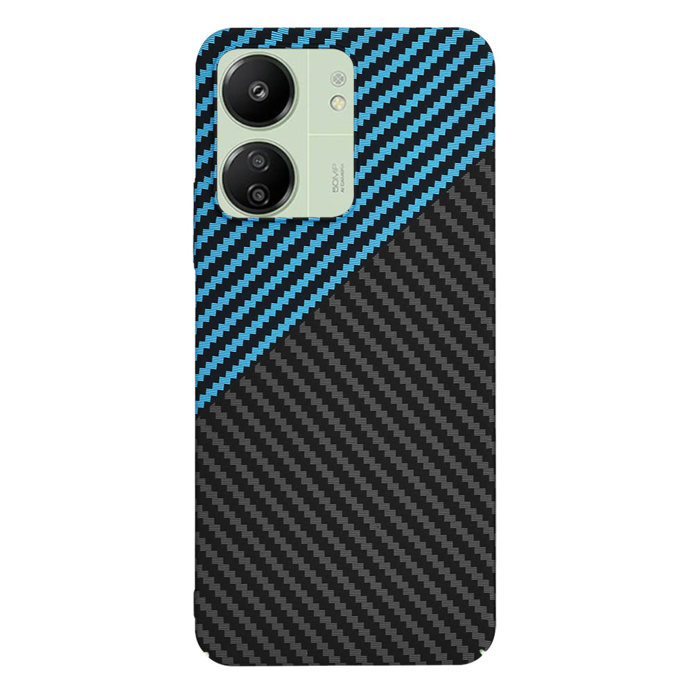 Case for Xiaomi Redmi 13C 5G / 13C / Poco C65, Techsuit, Carbonite FiberShell, Black Blue