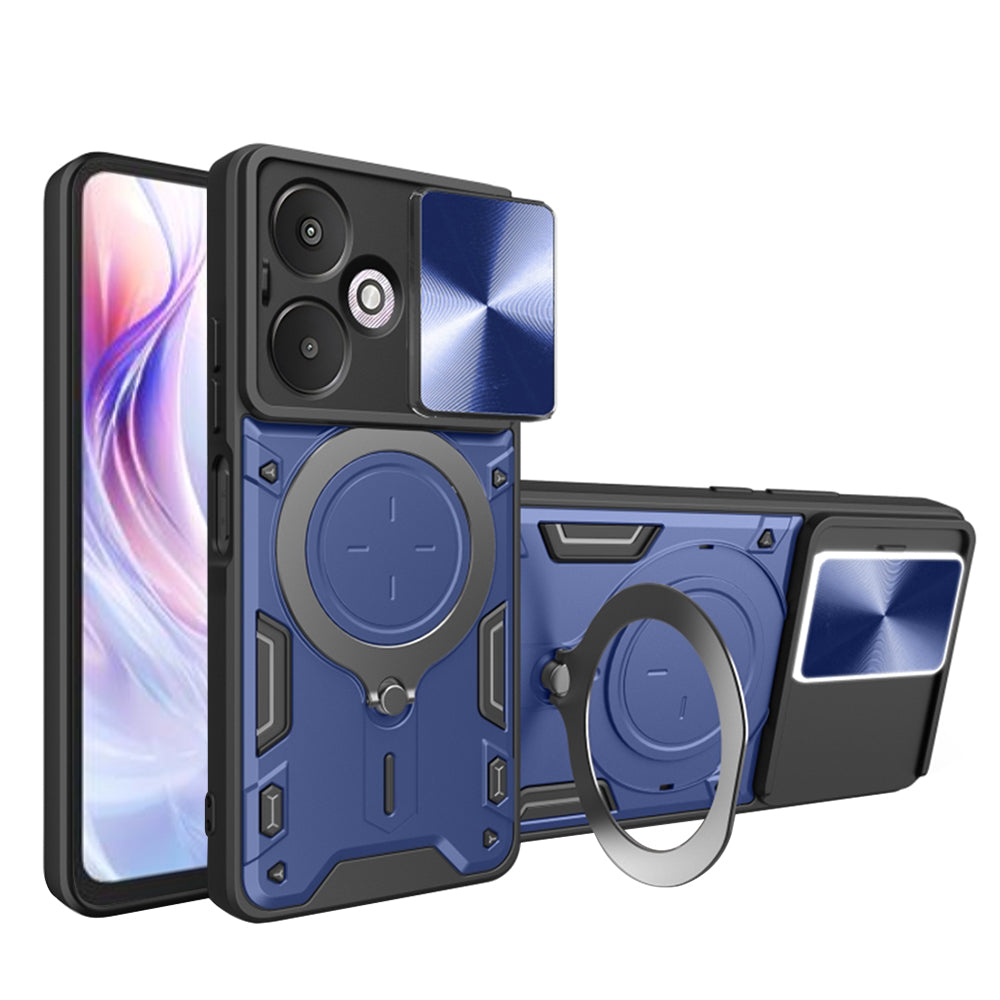 Coque pour Xiaomi Redmi 13C 5G, Techsuit, CamGuard Pro, Bleue