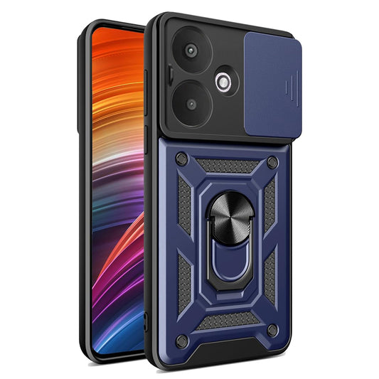 Coque pour Xiaomi Redmi 13C 5G, Techsuit, CamShield, Bleue