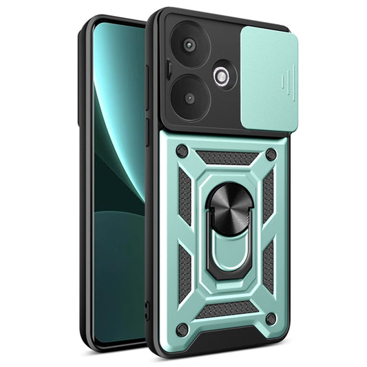 Coque pour Xiaomi Redmi 13C 5G, Techsuit, CamShield, Vert