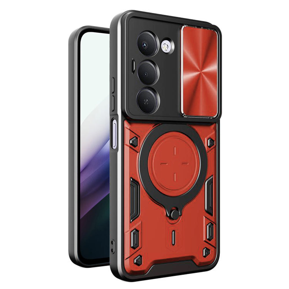 Étui pour Xiaomi Redmi 15 5G / 15 4G, Techsuit, CamGuard Pro, Rouge