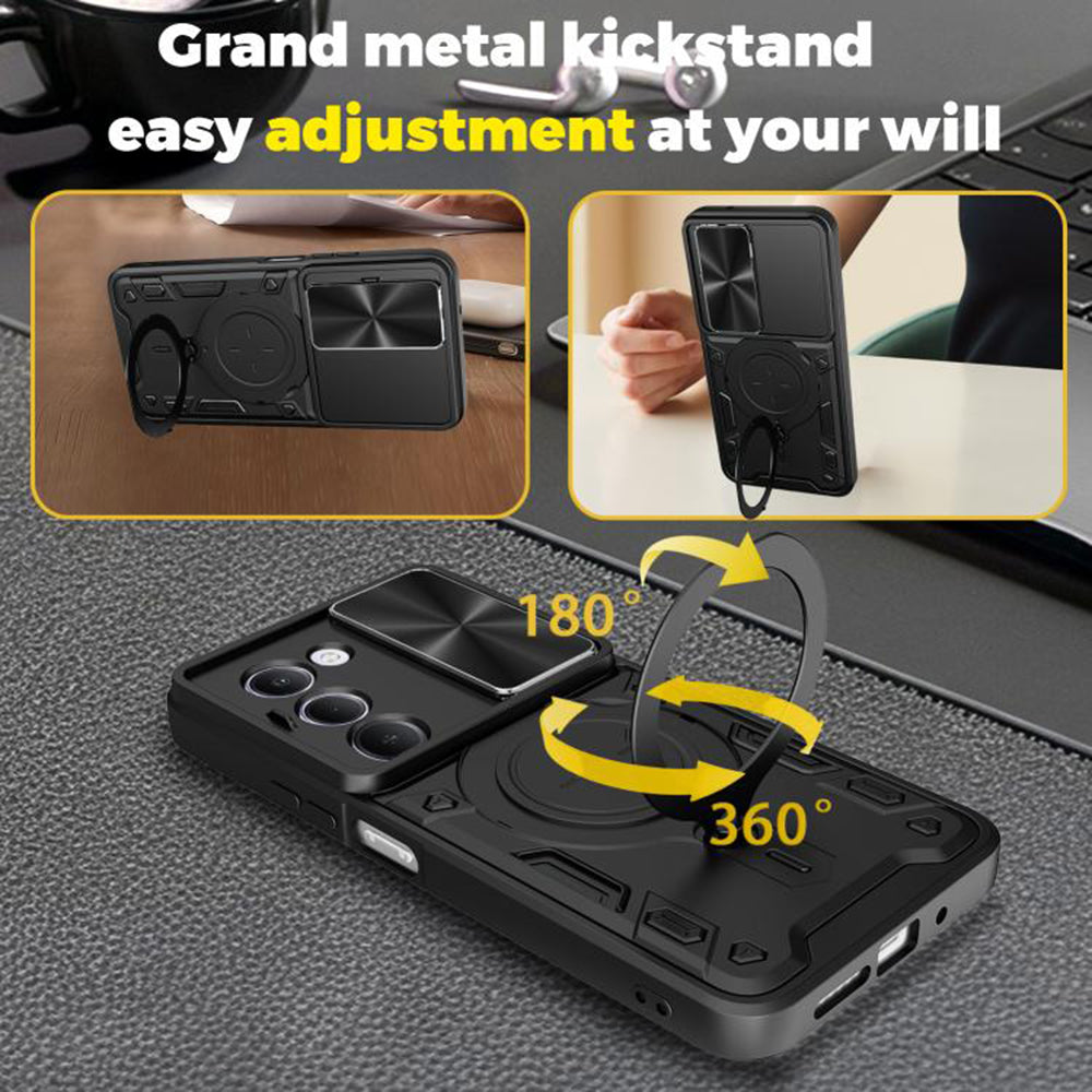 Étui pour Xiaomi Redmi 15 5G / 15 4G, Techsuit, CamGuard Pro, Rose