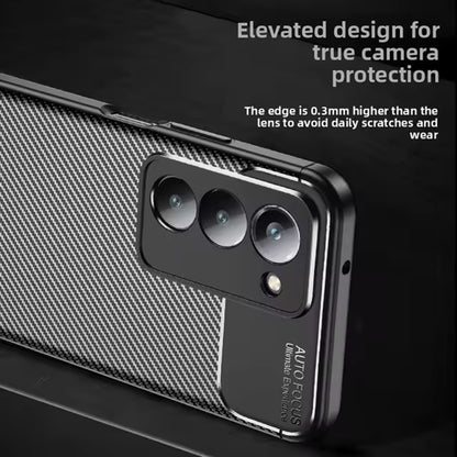 Case for Xiaomi Redmi 15 5G / 15 4G, Techsuit, CarbonFiber, Black